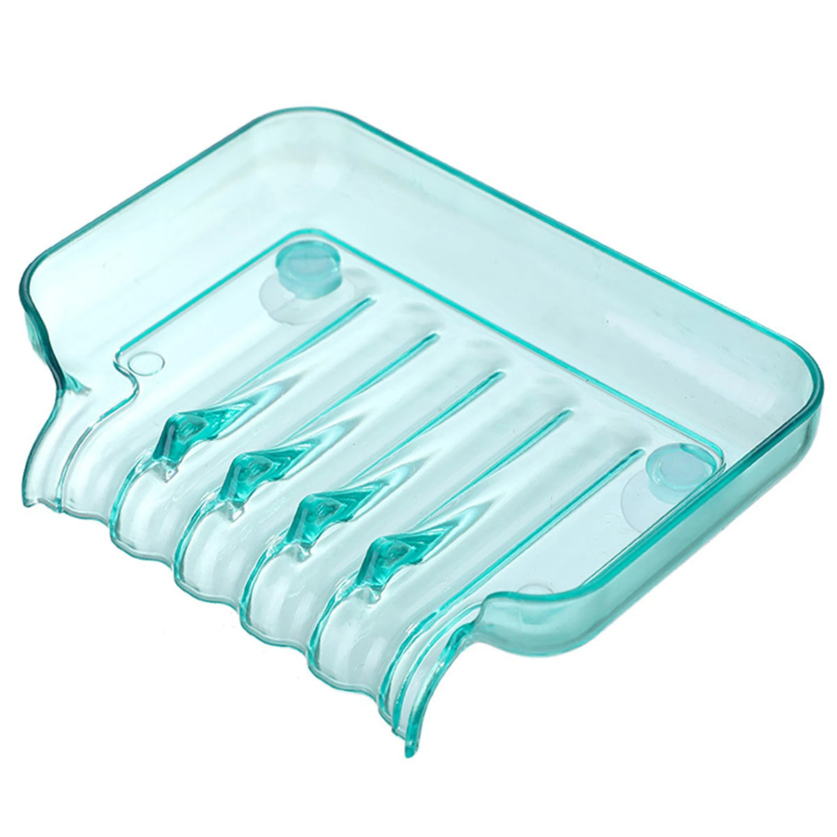 support savon violet translucent moderne salle bain drainage automatique lisse minimaliste plastique