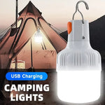 lanterne portable camping led rechargeable usb blanc orange emergency