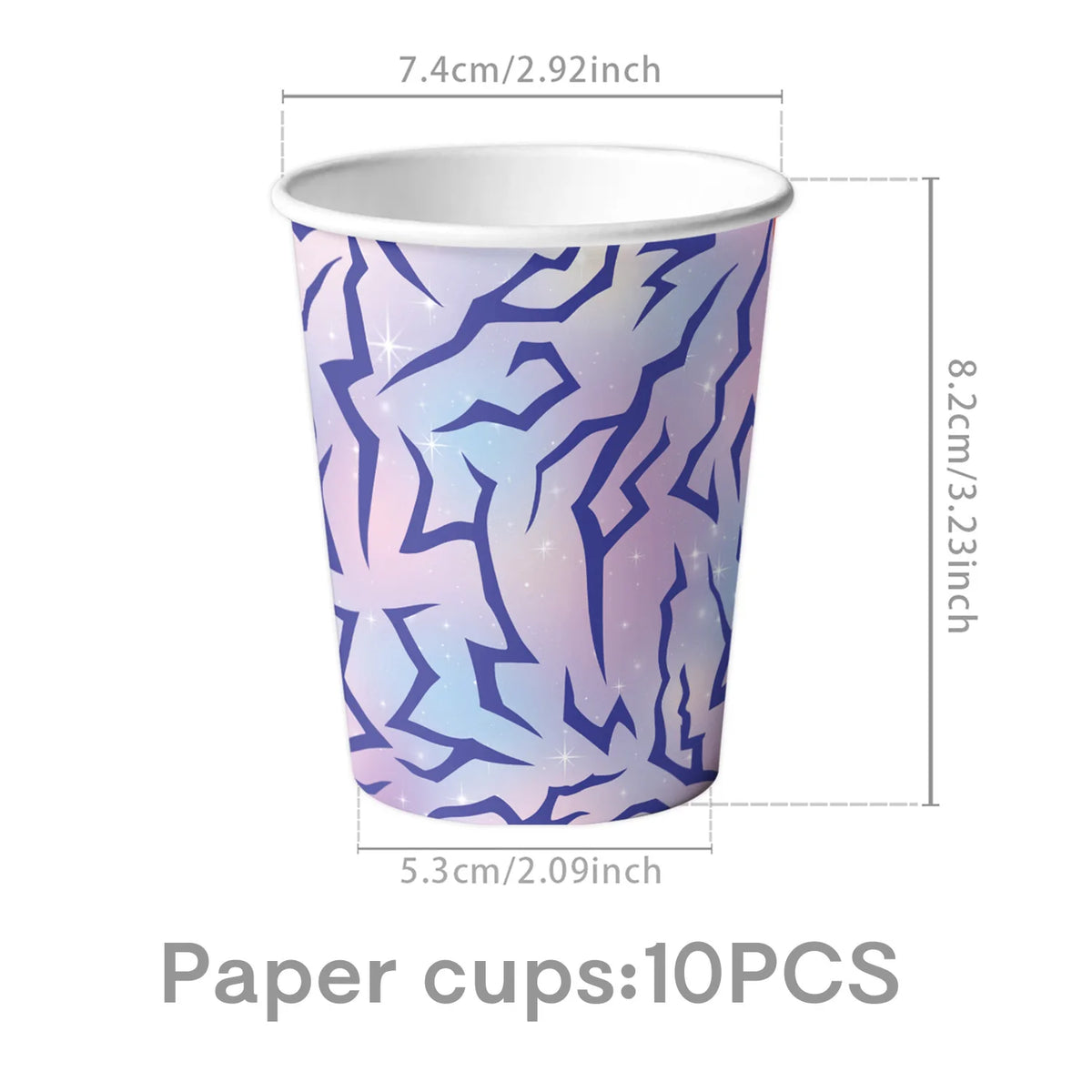 assiettes papier violet serviettes napkins gobelets plastique party purple hunter decorations anniversaire festifs moderne