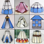 Abat-jour en verre vintage noir pour lampe suspendue