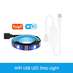 ruban led bleu violet noir adhésif smd rgb moderne télévision enceintearrière