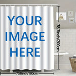 rideau douche personnalisable tissu plissé supérieur moderne personnalisable serviettes savons étagères 180cm large 200cm