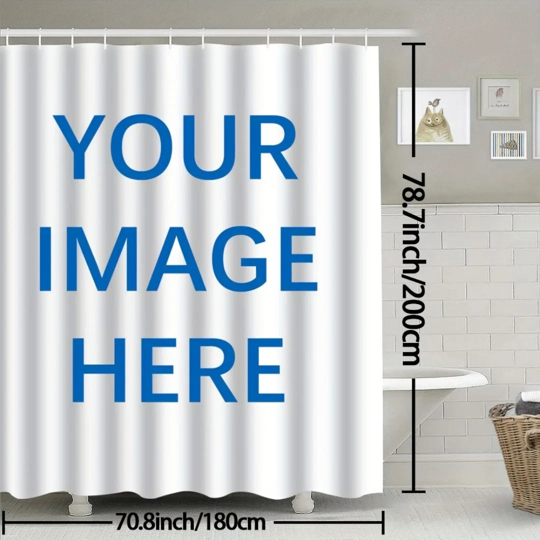 rideau douche personnalisable tissu plissé supérieur moderne personnalisable serviettes savons étagères 180cm large 200cm