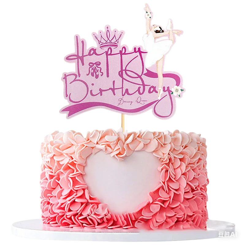 figurines danseuses blanches roses dorées plumes papillons classiques anniversaire mariage fêtes