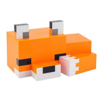 lampe table moderne orange pixel art veilleuse atmosphérique enfant chambre salon 12v