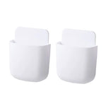 porte télécommande mural blanc moderne adhésif rangement télécommandes outils organisation