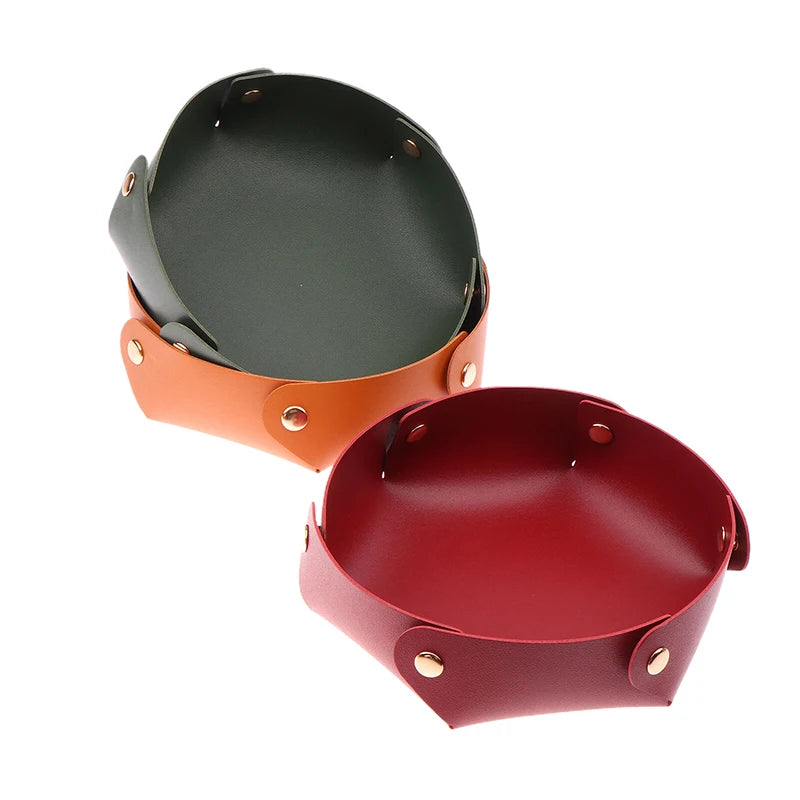 bracelet simili cuir rouge orange vert gris moderne dorés