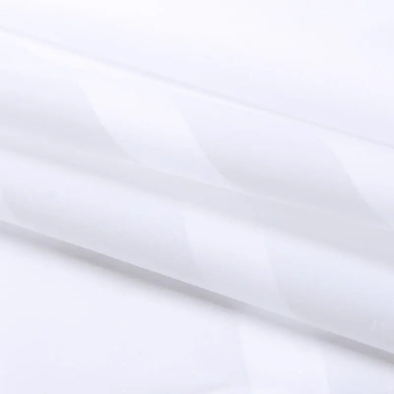 rideau douche moderne rayures horizontales blanc gris clair opacité ourlet standard tissu éva 120cm