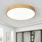 lampe led grain bois minimaliste moderne chambre blanc bois naturel