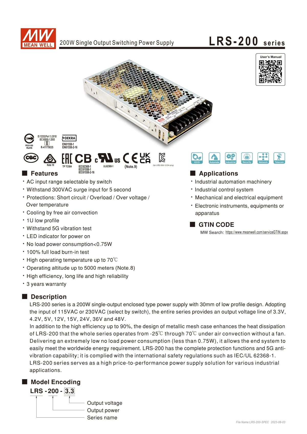 alimentation électrique 200w argenté grille hexagonale industrielle connecteurs électriques 24v 12v 5v