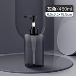 distributeur savon liquide vert foncé 250ml 450ml 650ml moderne minimaliste Pompe pression PETG transparent