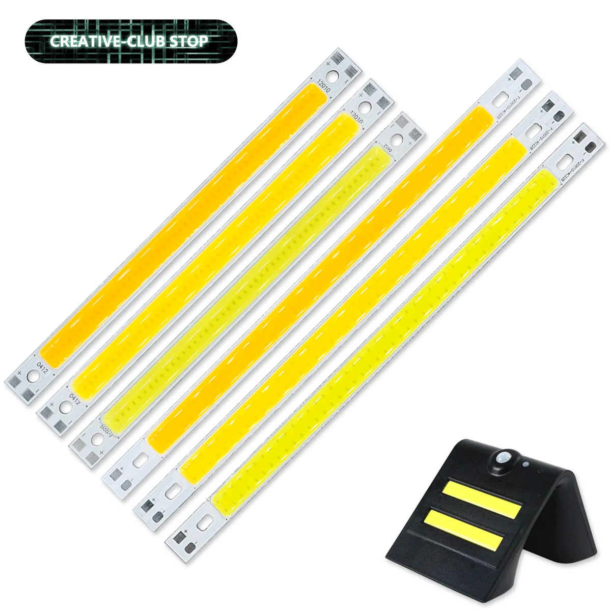 lampe led 6w 12w blanc froid naturel 120x10mm 200x10mm 12v lisse moderne