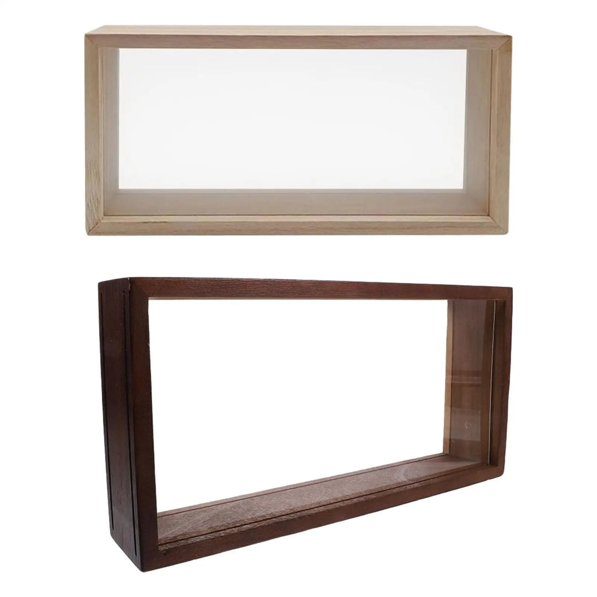 cadre photo bois dried flowers shadow box display case profondeur souvenir minimaliste rustic