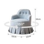 fauteuil classique rayures horizontales couleur beige bleu clair moderne salon chambre