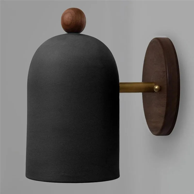 applique murale moderne bois opaque lumière neutre chambre étude entrée minimaliste