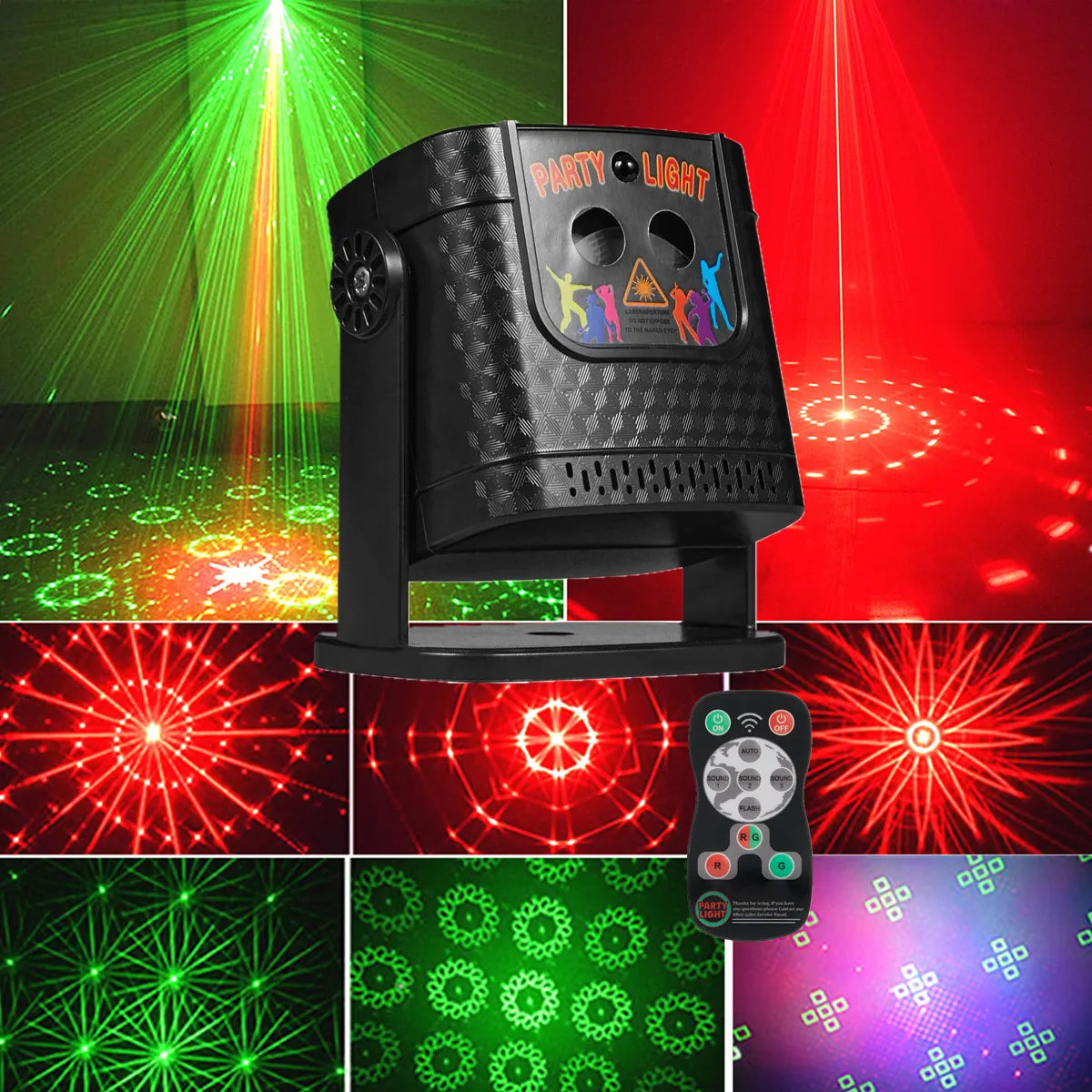 projecteur laser portable effet stroboscope lumière noire moderne fibre carbone camping fête disco