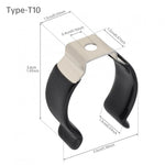 clips t5 t6 t8 t10 t12 noir blanc moderne abs cqc