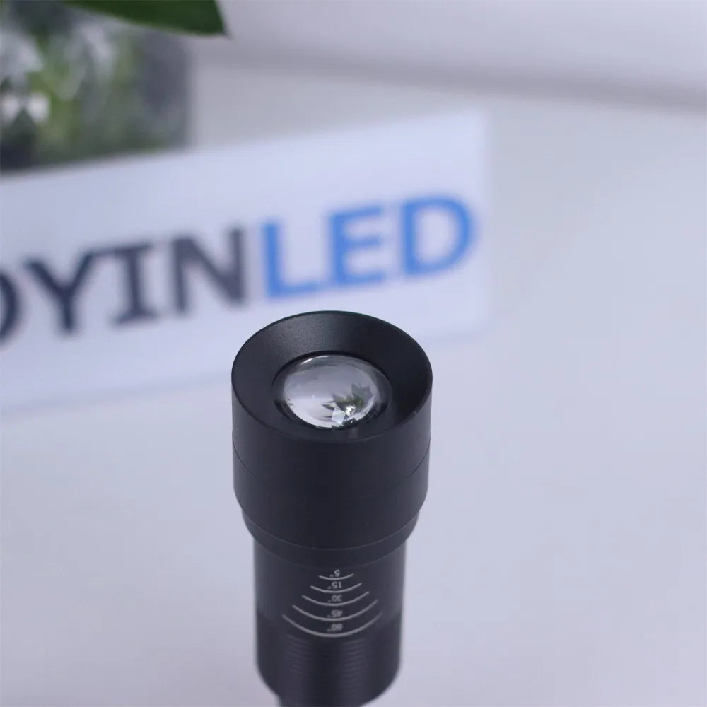 projecteur led noir moderne réglable 60 degrés 7w zoomable surface touch switch aluminium
