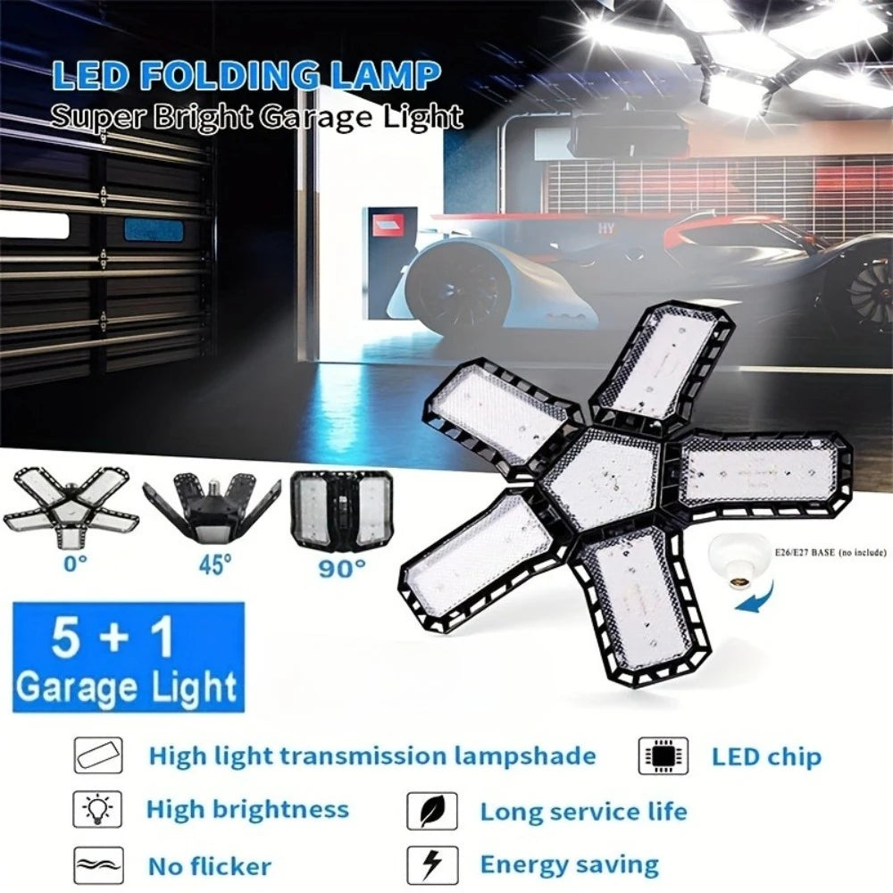 lampe pliable led noire ajustable panneaux e27 adhésif éclairage industriel moderne super bright