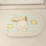 tapis sol salle bain dessin animé sanrio rose blanc imperméable antidérapant rapide