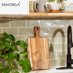 planches découper bois acacia marron grain vertical rustique modernes découpe viandes fromages légumes