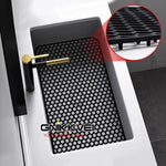 tapis cuisine silicone hexagones moderne noir résistant chaleur antidérapant respectueux environnement