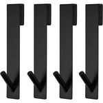 crochet mural support serviettes acier inoxydable noir argenté moderne minimaliste adhésif