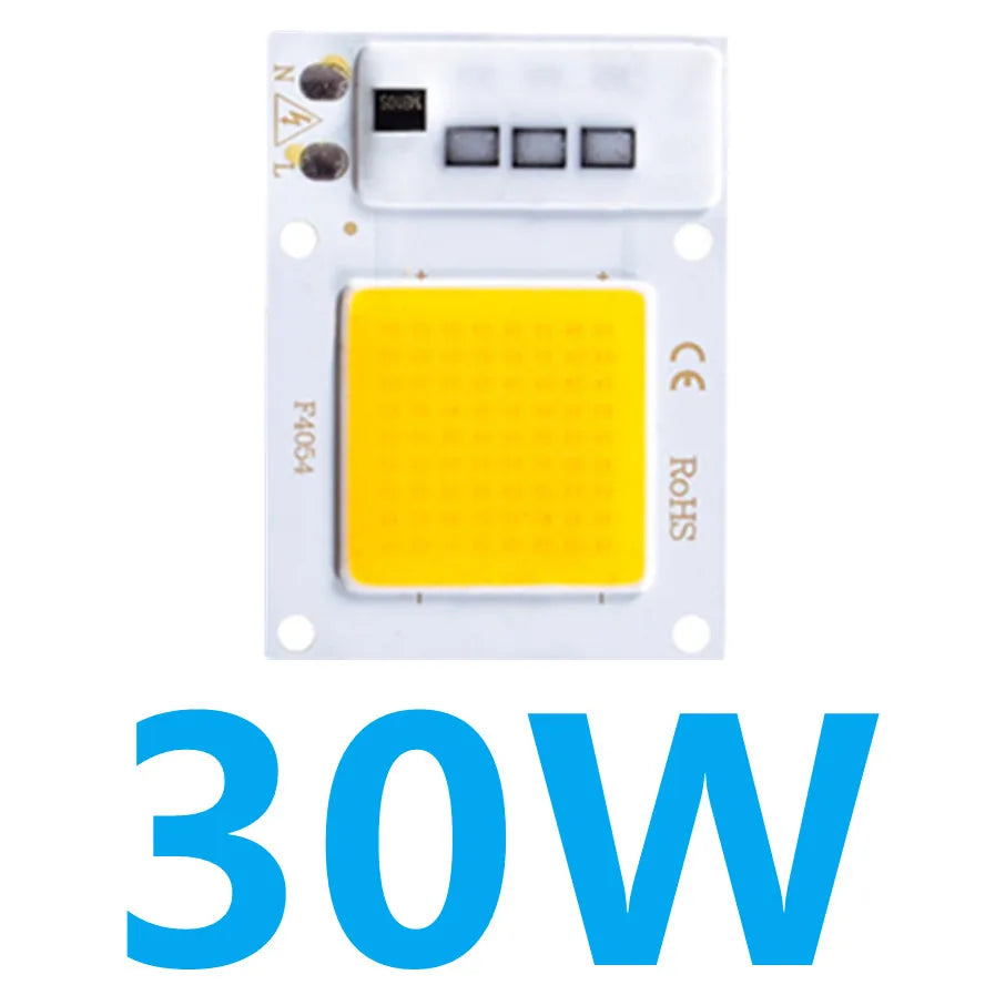 ampoule led chip cob 10w 20w 30w 50w blanc blanc chaud moderne facile poser