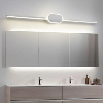 Applique murale LED salle de bain aluminium noir