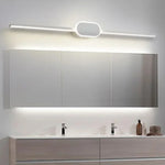 lampe miroir moderne blanc fixée mur éclairage quotidien led 40cm 60cm 80cm