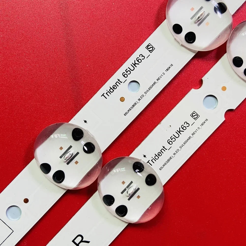 bande led rétro éclairage blanc clips modernes connecteurs 6v 713mm