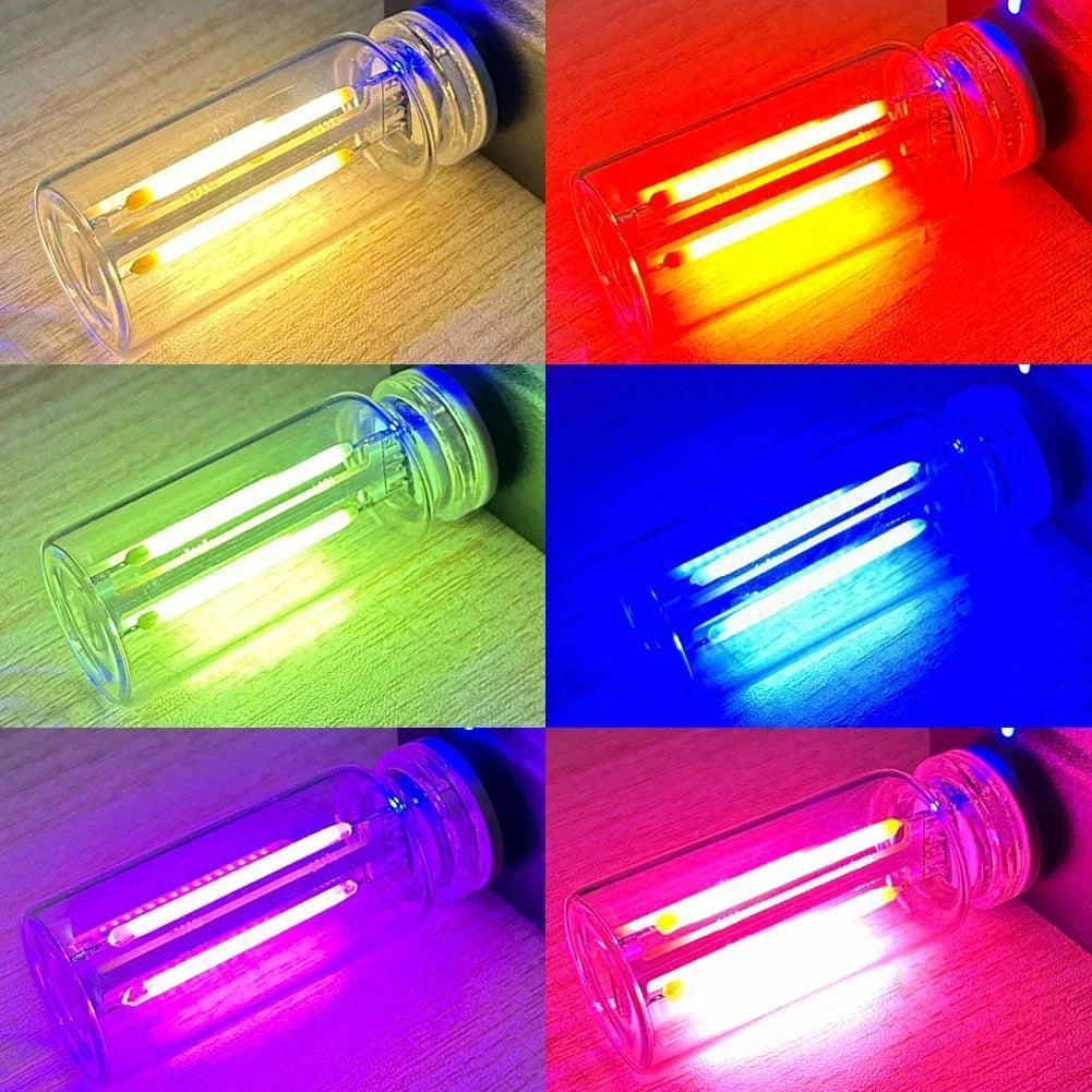 lampe ambiance usb transparente filament led adhésif moderne éclairage intérieur décoration veilleuse 5v 2700k