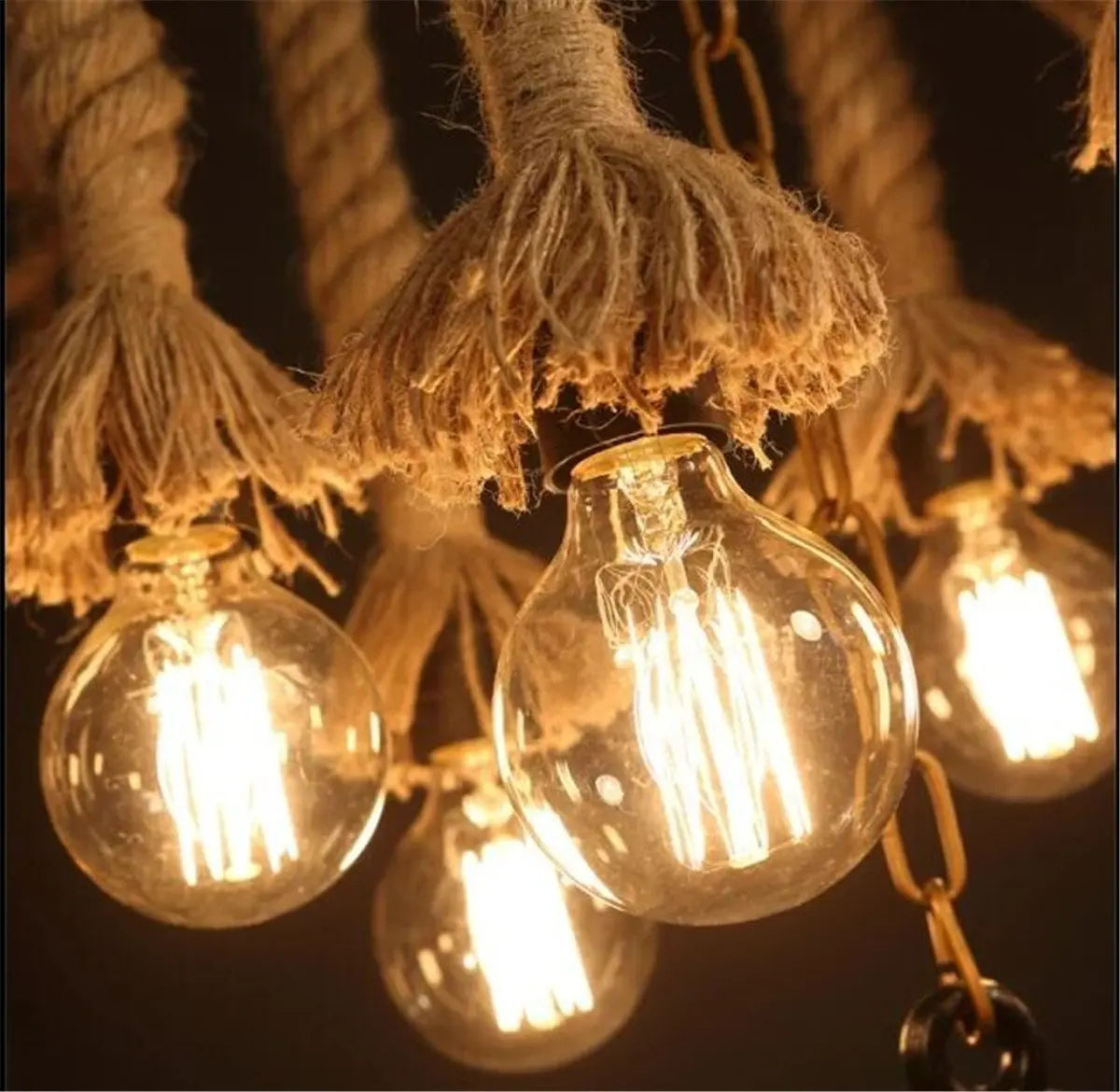 ampoules filament vintage spirales dorées transparentes écolues e27 40w 30000h vintage rétro