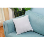 housse coussin velours blanc moderne 45x45cm double face imprimé decoratif