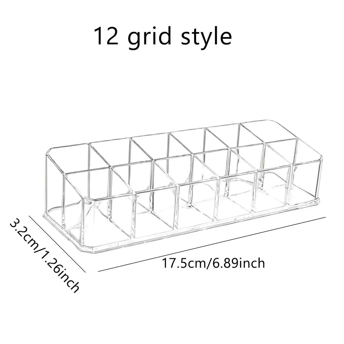 boîte rangement cosmétiques transparentes moderne compartiments plastique réutilisable maquillage maison