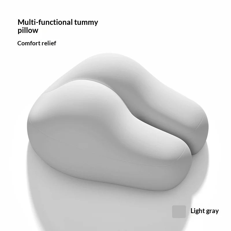 oreiller concave mousse 3d fibre bambou support dos fesse moderne violet opaque