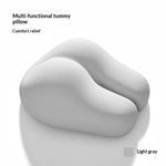 oreiller concave mousse 3d fibre bambou support dos fesse moderne violet opaque