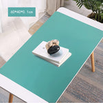 tapis table silicone bleu gris jaune vert uni minimaliste antidérapant isolant thermique