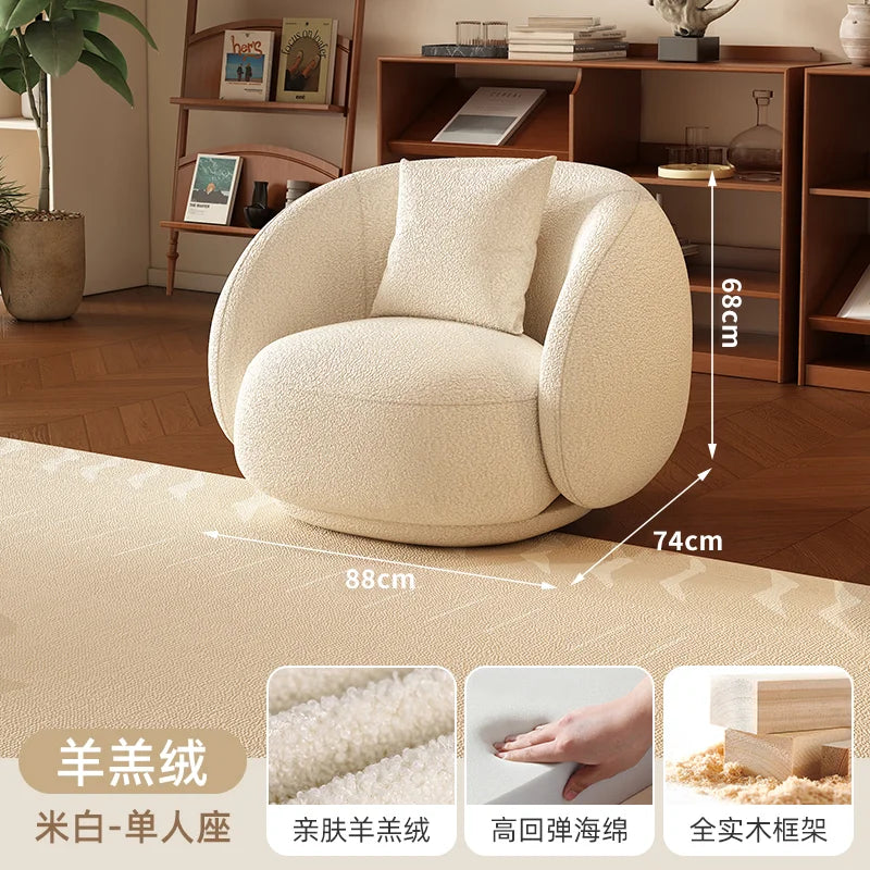 canapé moderne rose clair uni bois salon minimaliste 210cm 170cm 240cm coussins