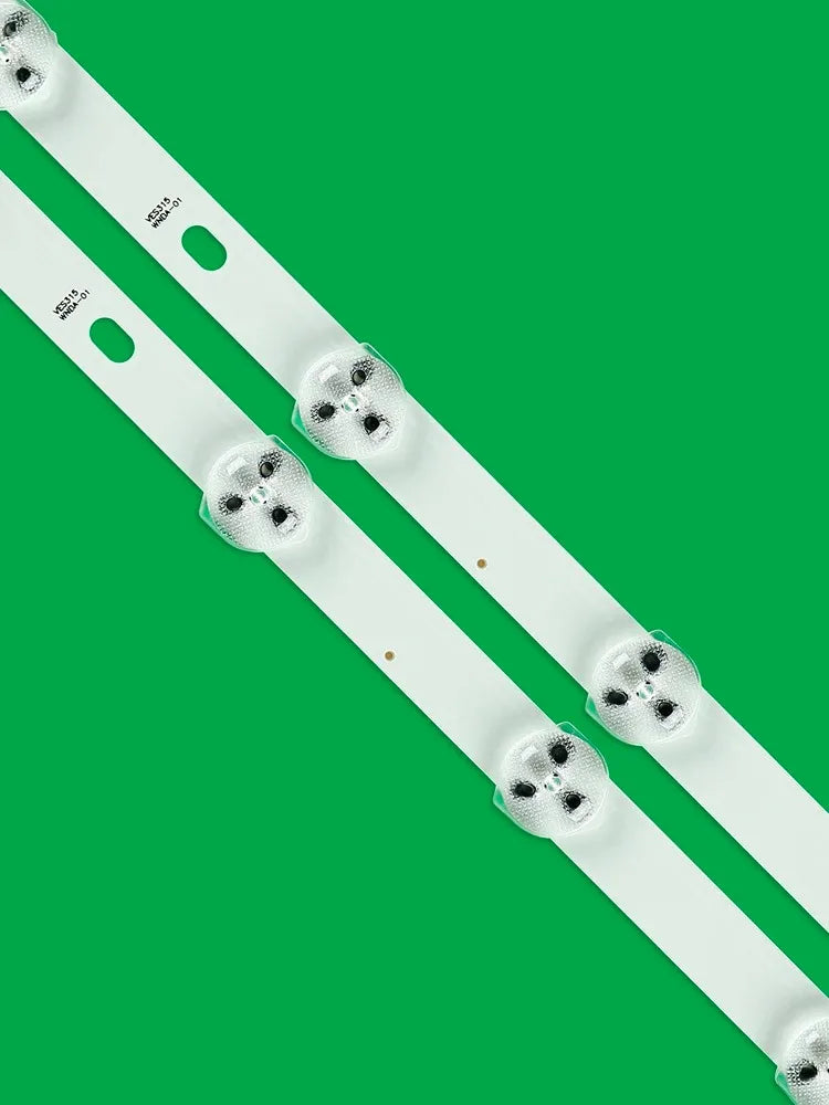 bande lumineuse led éclairage spécial moderne blanc lisse 575mm 11led 2pcs connecteurs