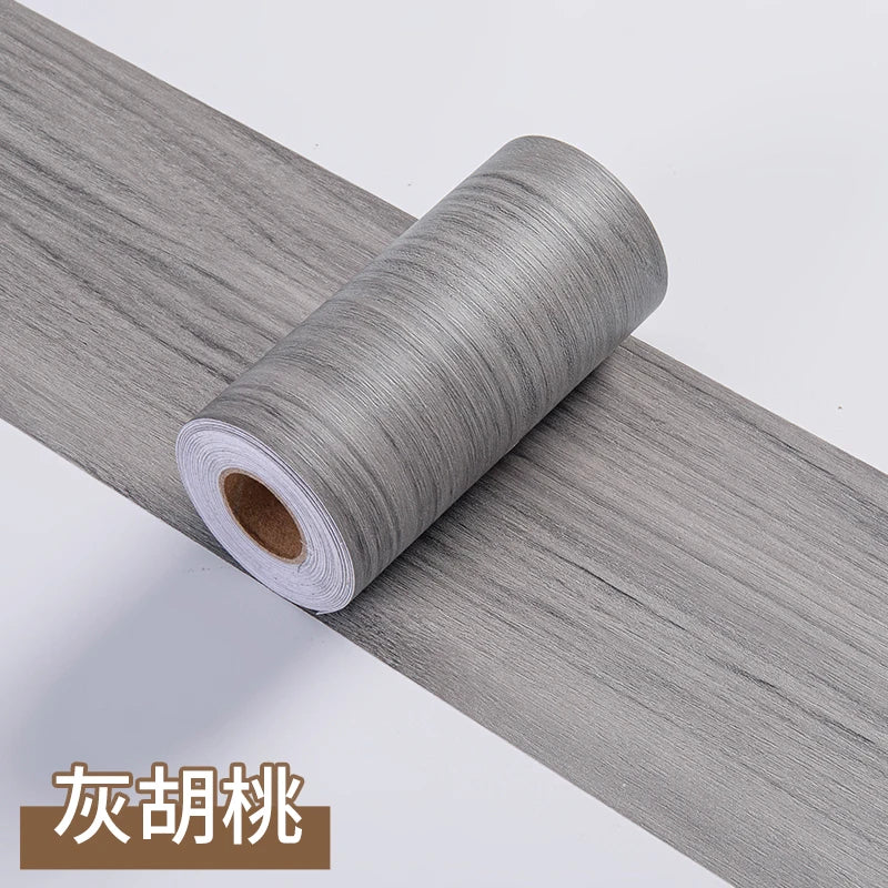 autocollants muraux imitation grain bois moderne ruban adhésif décoratif beige gris noir salon chambre