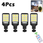 lampes solaires led détecteur mouvement ip65 moderne noires jaunes blanchesextérieur 120degres 15mètres