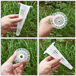 grille culture plantes perforée pratique blanc adhésif terreau ornemental pots différentes tailles