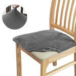 coussin chaise velours moderne beige gris élégants protection salon cuisine