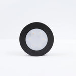 lampe led ronde noir blanche télécommande éclairage nuit chambre placard rechargeable batterie sèche moderne