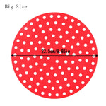 grilles cuisson silicone points blancs moderne rouge noir antiadhésive grande petite taille