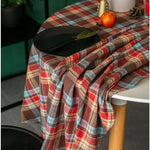 nappe carreaux écossais rouge verte noël classique table d'intérieur extérieur mariage festivité