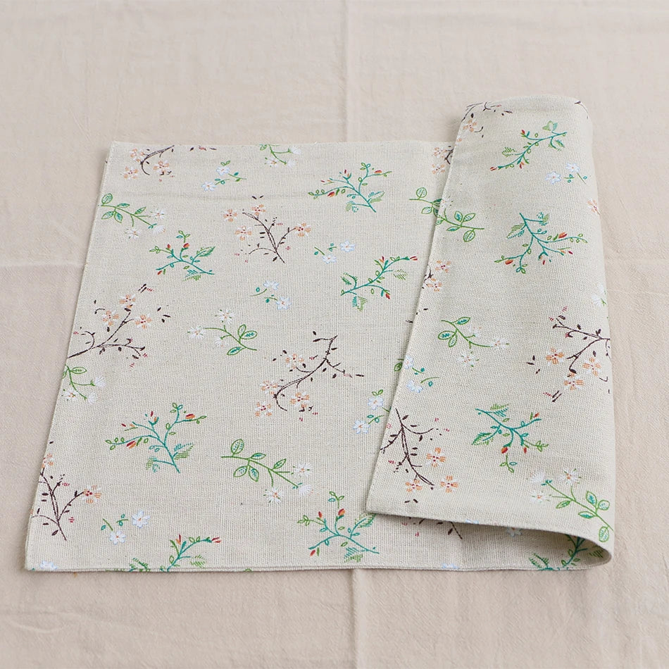 serviettes table japonais motif vagues bleu marine blanc respectueuses environnement