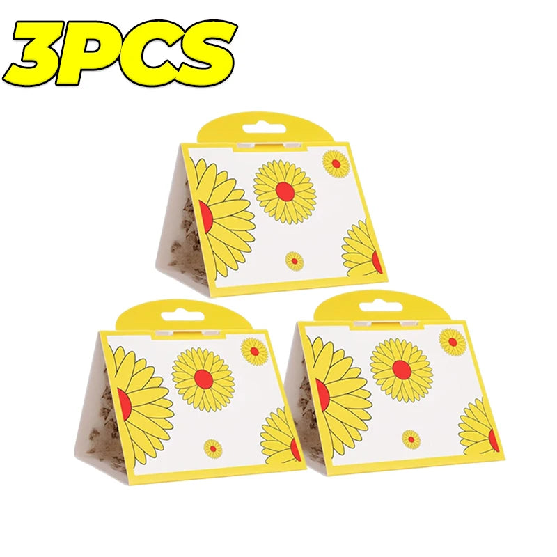 piège papillons pièges mouches autocollants phéromones fleurs papillons graphique Jaune Rouge Blanc