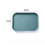 assiettes modernes plastique silicone vert rose gris respectueuses environnement opaques